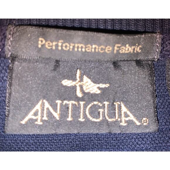 Seattle Mariners Polo Men's Sz Large Antigua Navy Blue Baseball Mens Shirt Top - Picture 6 of 9